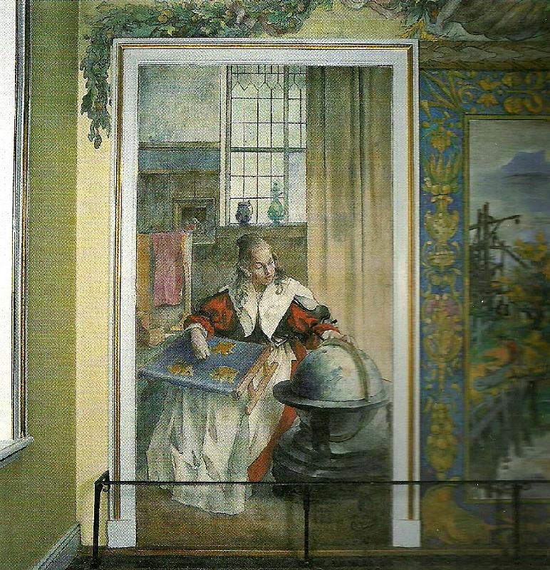 Carl Larsson gustaf ll adolfs eller trettioariga krigets tid Germany oil painting art